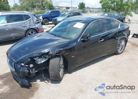 2018 Infiniti Q50 3.0T Luxe из США, поврежденный, VIN JN1EV7AP3JM355320